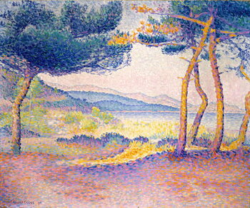 Obraz na plátně Pines Along the Shore, 1896