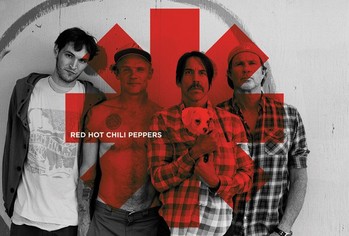 Plakát Red hot chilli peppers - Red asterix
