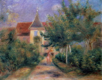 Obraz na plátně Renoir's house at Essoyes, 1906 ,