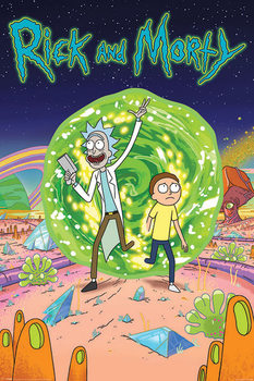Plakát Rick & Morty - Portal