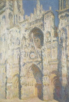 Plakát Rouen Cathedral in Full Sunlight: Harmony in Blue and Gold