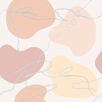 Plakát Seamless pattern with colorful hand draw