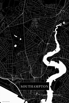 Plakát Southampton black
