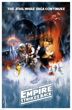Plakat Star Wars (Gwiezdne wojny): Czesc V Imperium kontratakuje - One sheet