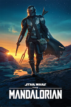 Plakát Star Wars: The Mandalorian - Nightfall
