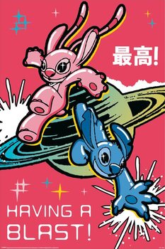 Plakát Stitch - Having a Blast