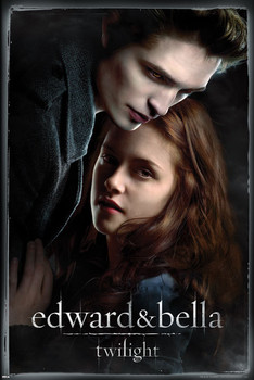 Plakát STMÍVÁNÍ - edward and bella
