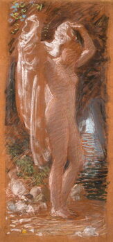 Plakát Study for 'A Bather', c.1891