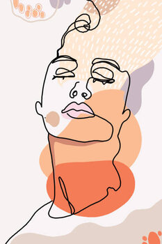 Plakát Stylish woman portrait.