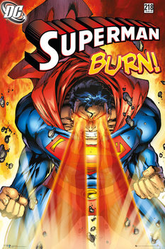 Plakat Superman - Burn