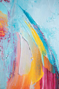 Plakát The background is written in acrylic