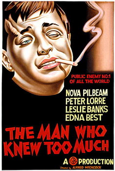 Plakát The man who knew too much directed by Alfred Hitchcock 1934