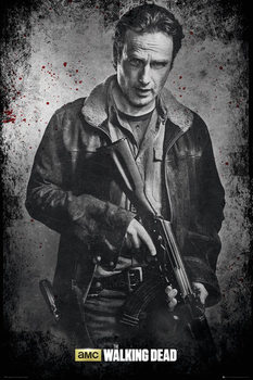 Plakát The Walking Dead - Rick b&w