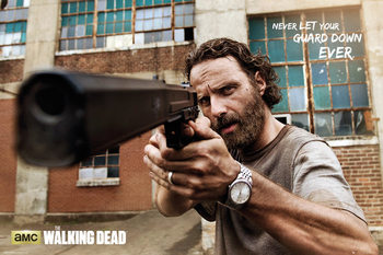 Plakát The Walking Dead - Rick Gun