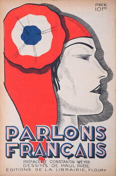 Plakát The Witness, caricature of Marianne, from 'Parlons Francais', 1st July 1934