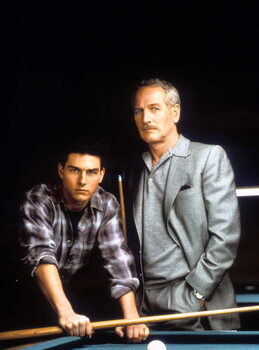 Obraz na plátně Tom Cruise And Paul Newman , The Color Of Money 1986 Directed By Martin Scorsese