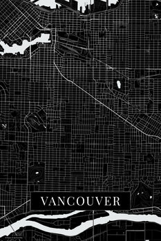 Plakát Vancouver black