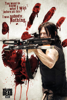 Plakát Walking Dead - Bloody Hand Daryl