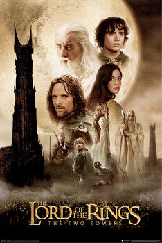 Plakat Władca Pierścieni - Dwie wieże