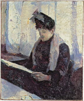 Plakát Woman in cafe