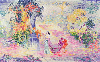 Obraz na plátně Woman in the Park, 1909