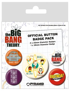 Plakietki zestaw The Big Bang Theory (Teoria wielkiego podrywu) - Characters