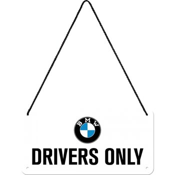 Plaque métal BMW - Drivers Only