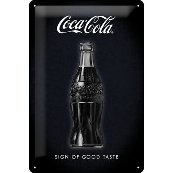 Plaque en métal Coca-Cola - Sign of Good Taste