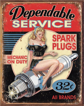 Plaque métal Dependable Service