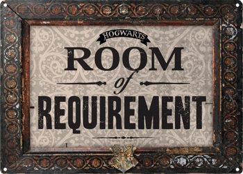 Plaque en métal Harry Potter - Room Of Requirement