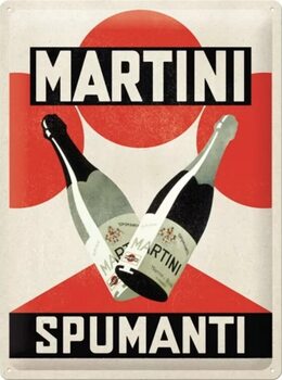 Plaque en métal Martini Spumanti