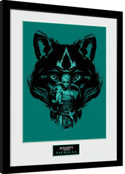 Framed poster Assassin's Creed: Valhalla - Wolf