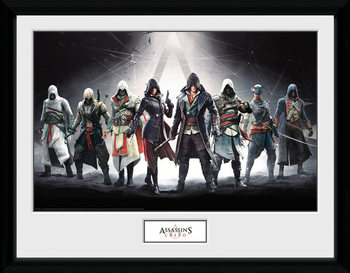 Framed poster Assassins Creed - Characters