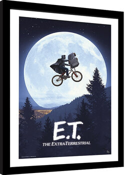 Framed poster E.T. - Moon