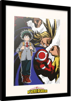 My Hero Academia - Season 4 Key Art 2 Poster Emoldurado, Quadro em