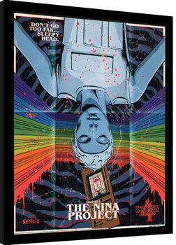 Framed poster Stranger Things 4 - The Nina Project