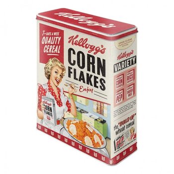 Servis Plåtburk XL Kellogg‘s - Corn Flakes Quality Cereal