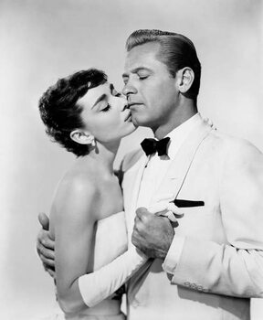 Slika na platnu Audrey Hepburn And William Holden