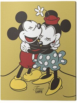 Slika na platnu Mickey & Minnie Mouse - True Love