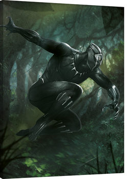 Black Panther - Forest Chase Slika na platnu