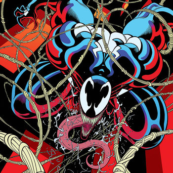 Venom - Symbiote free fall Slika na platnu