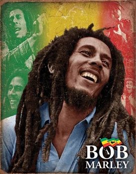 Bob Marley - Mosaic Plåtskyltar