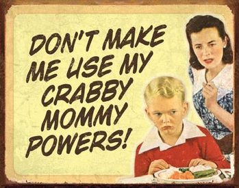 EPHEMERA - Crabby Mommy Plåtskyltar