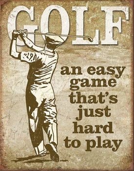 Golf - Easy Game Plåtskyltar