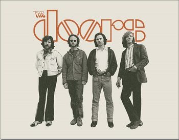 Plechová ceduľa DOORS - The Band