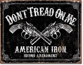 Plechová ceduľa  DTOM - american iron