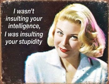 Plechová ceduľa  Ephemera - Your Intelligence