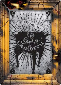Plechová cedule Harry Potter - Cauldron
