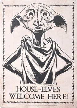 Plechová ceduľa  Harry Potter - Dobby
