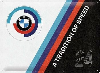 Plechová cedule BMW - M Sport - Tradition Of Speed